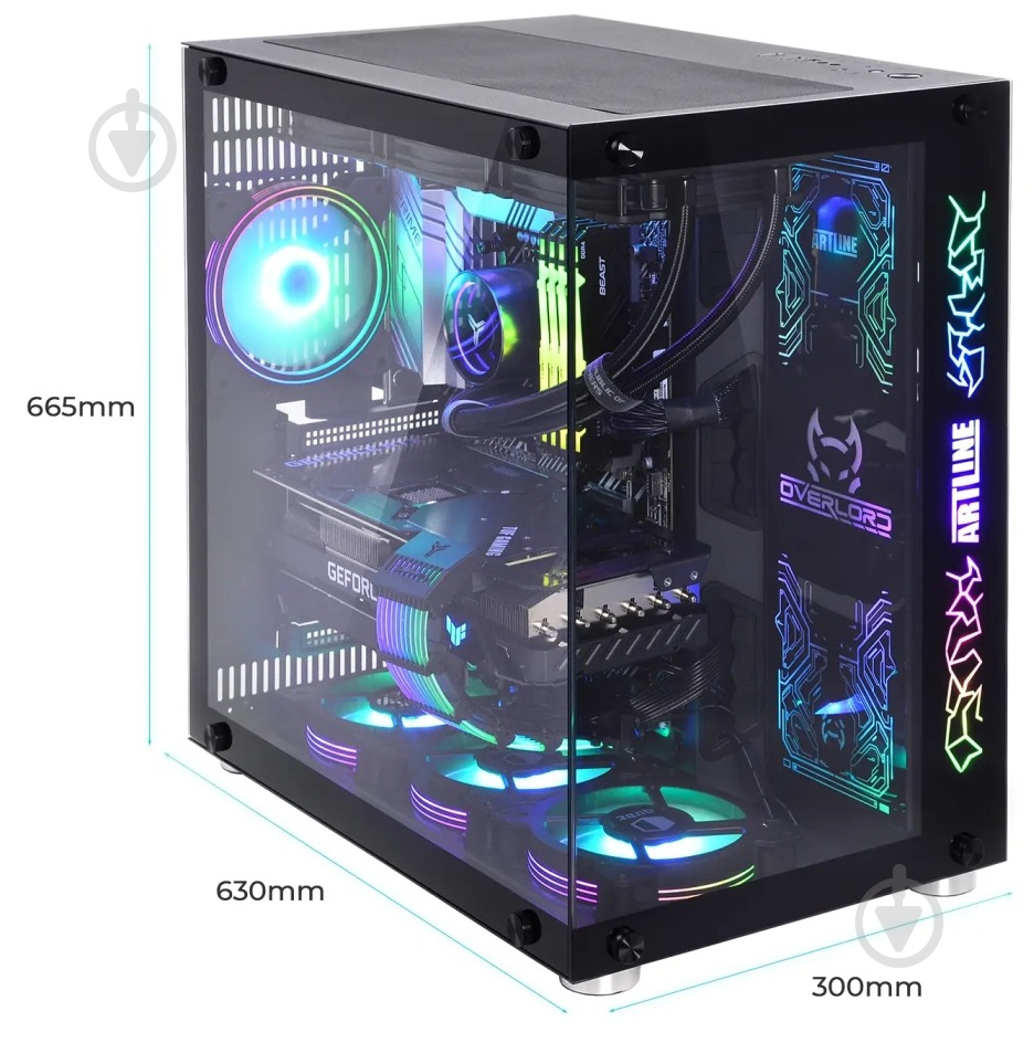 Компьютер Artline Overlord X97 (X97v94) black - фото 7