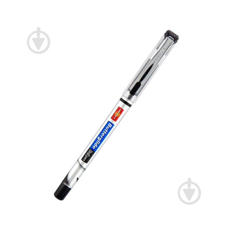 Ручка кулькова Unimax Butterglide чорна UX-122-01 - фото 2