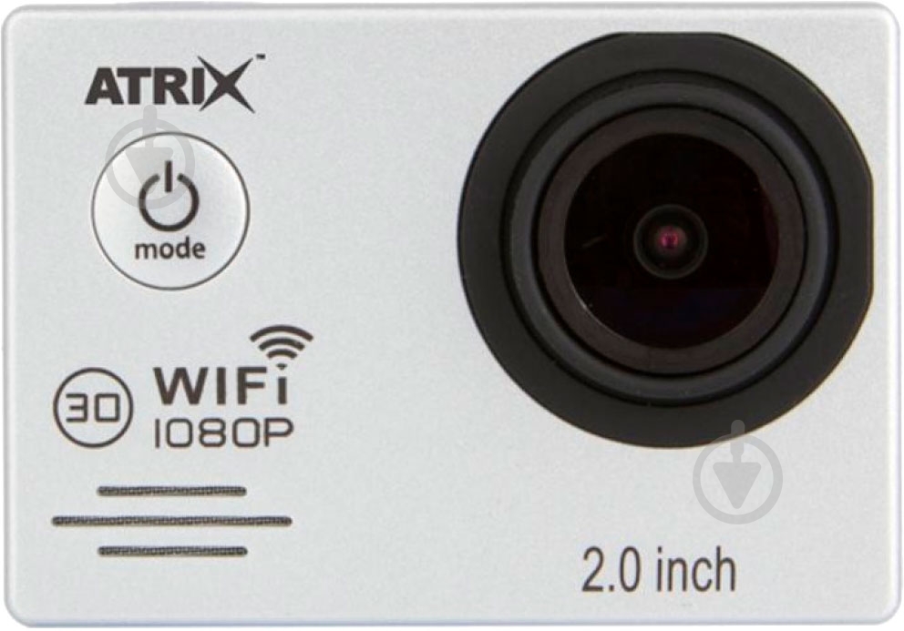 Экшн-камера Atrix ProAction W1 Full HD (W1s) silver - фото 2 Экшн-камера Atrix ProAction W1 Full HD (W1s) silver - фото 2