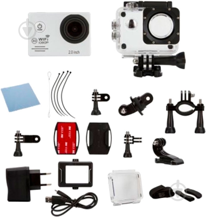 Экшн-камера Atrix ProAction W1 Full HD (W1s) silver - фото 4 Экшн-камера Atrix ProAction W1 Full HD (W1s) silver - фото 4