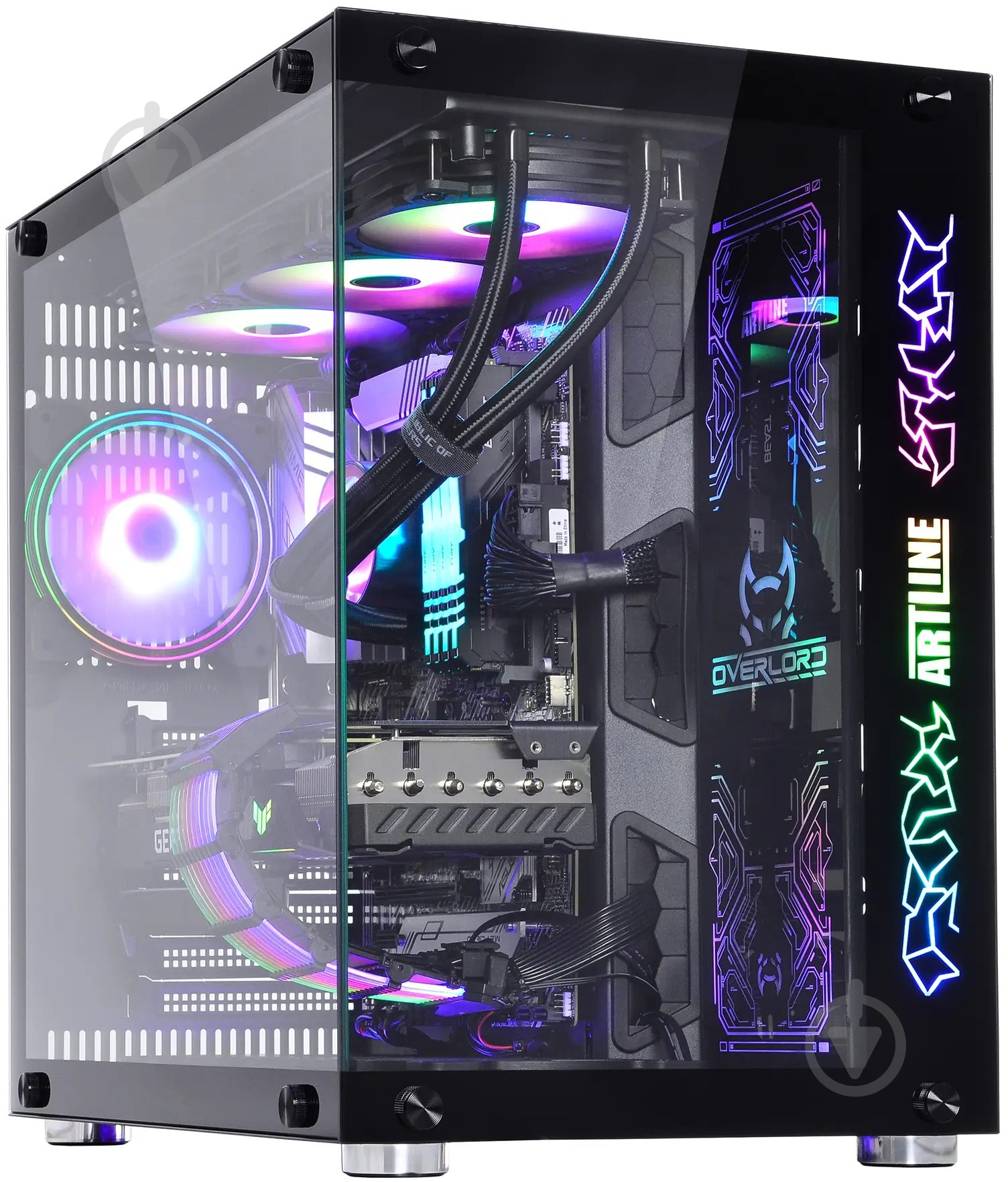 Компьютер Artline Overlord X99 (X99v72) black - фото 3