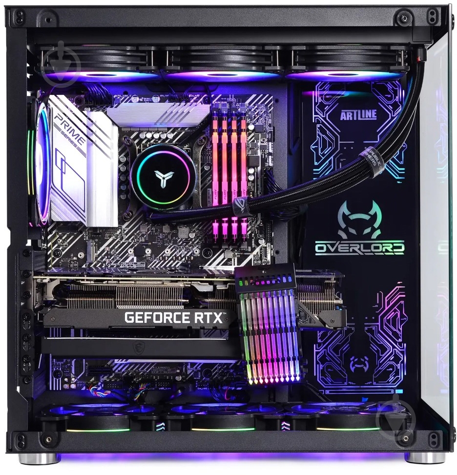 Компьютер Artline Overlord X99 (X99v72) black - фото 2
