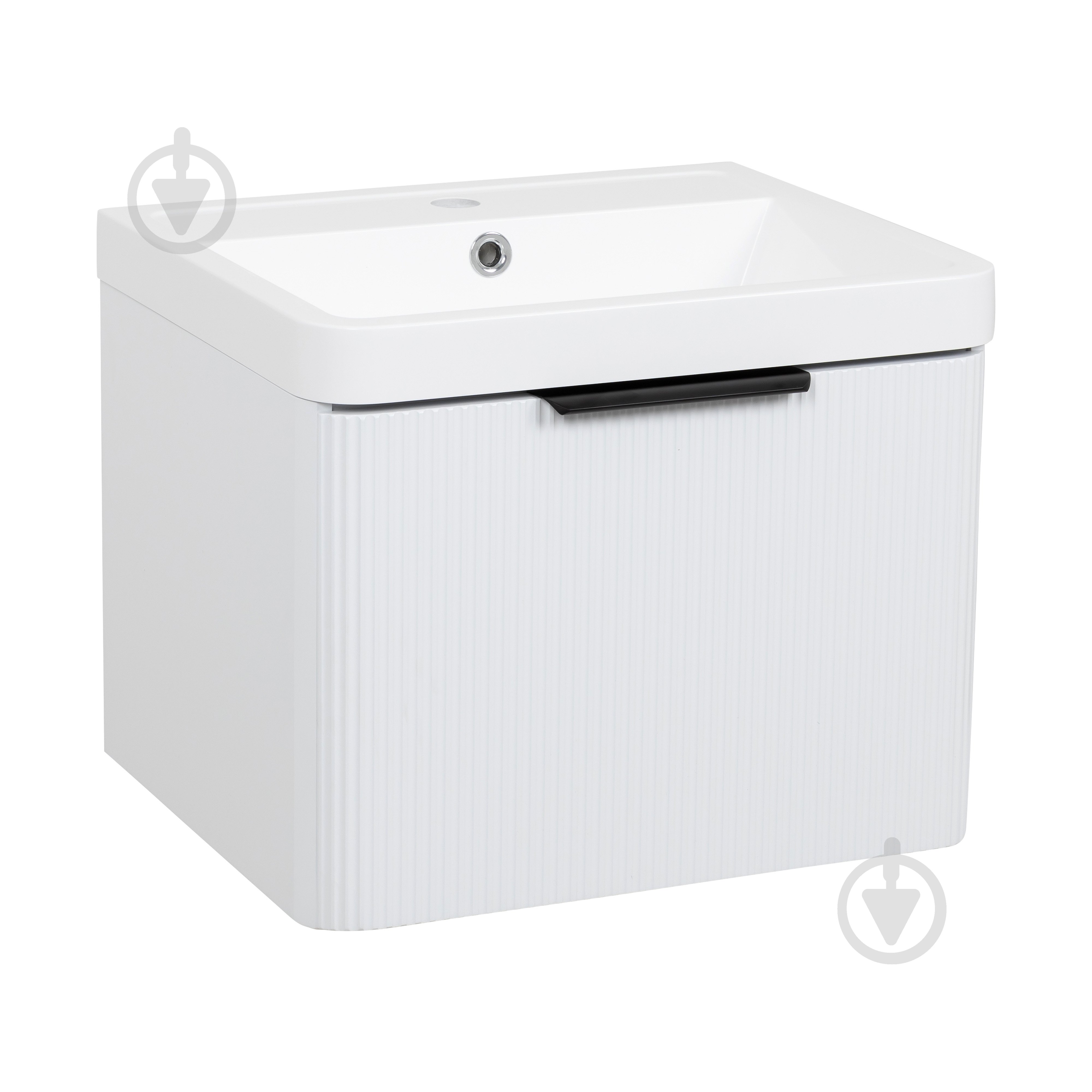 Тумба підвісна Aqua Rodos FROST (WHITE-MATT-PVC) 1 ящик з умивальником Ваr 50 см - фото 1 Тумба підвісна Aqua Rodos FROST (WHITE-MATT-PVC) 1 ящик з умивальником Ваr 50 см - фото 1