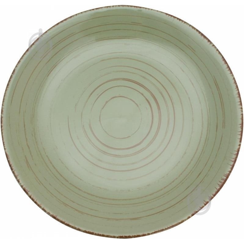 Тарілка підставна Bella Vita Antique green 21 см - фото 1