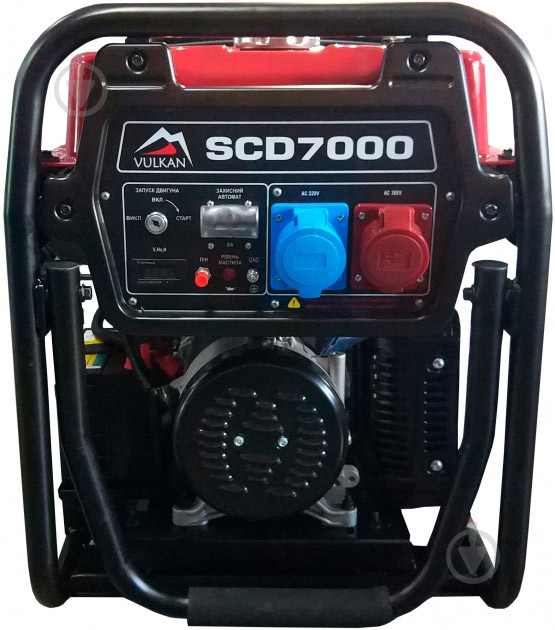 Генератор дизельный Vulkan 5 кВт / 5,5 кВт 380 В 34415 - фото 2