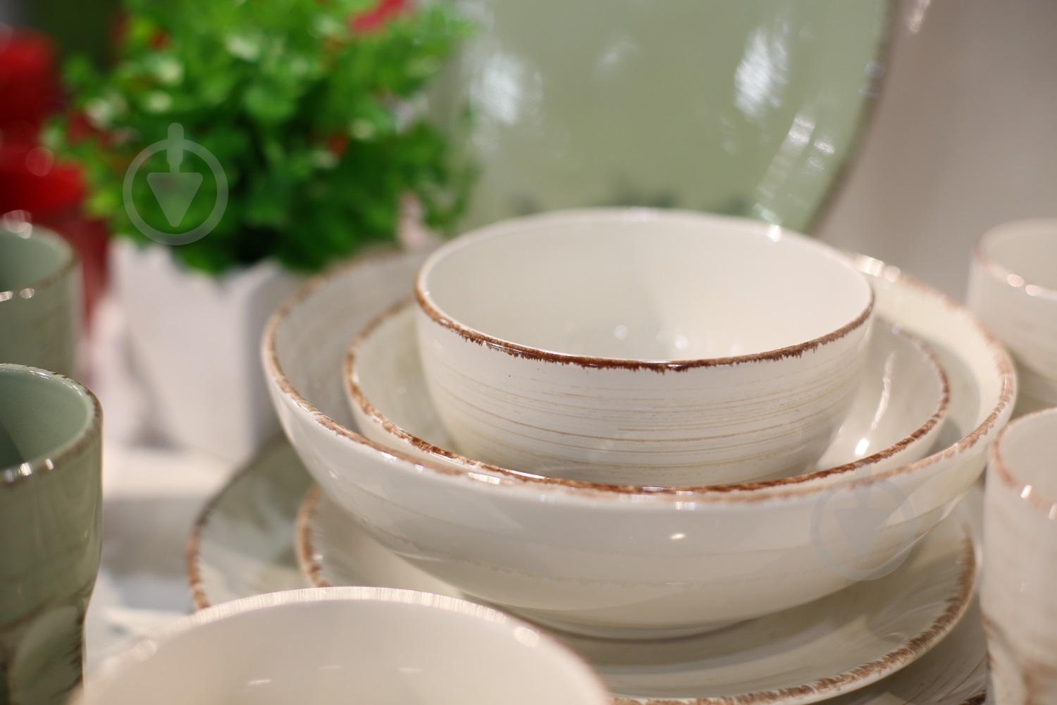 Салатник Bella Vita Antique white 585 мл 14 см - фото 3