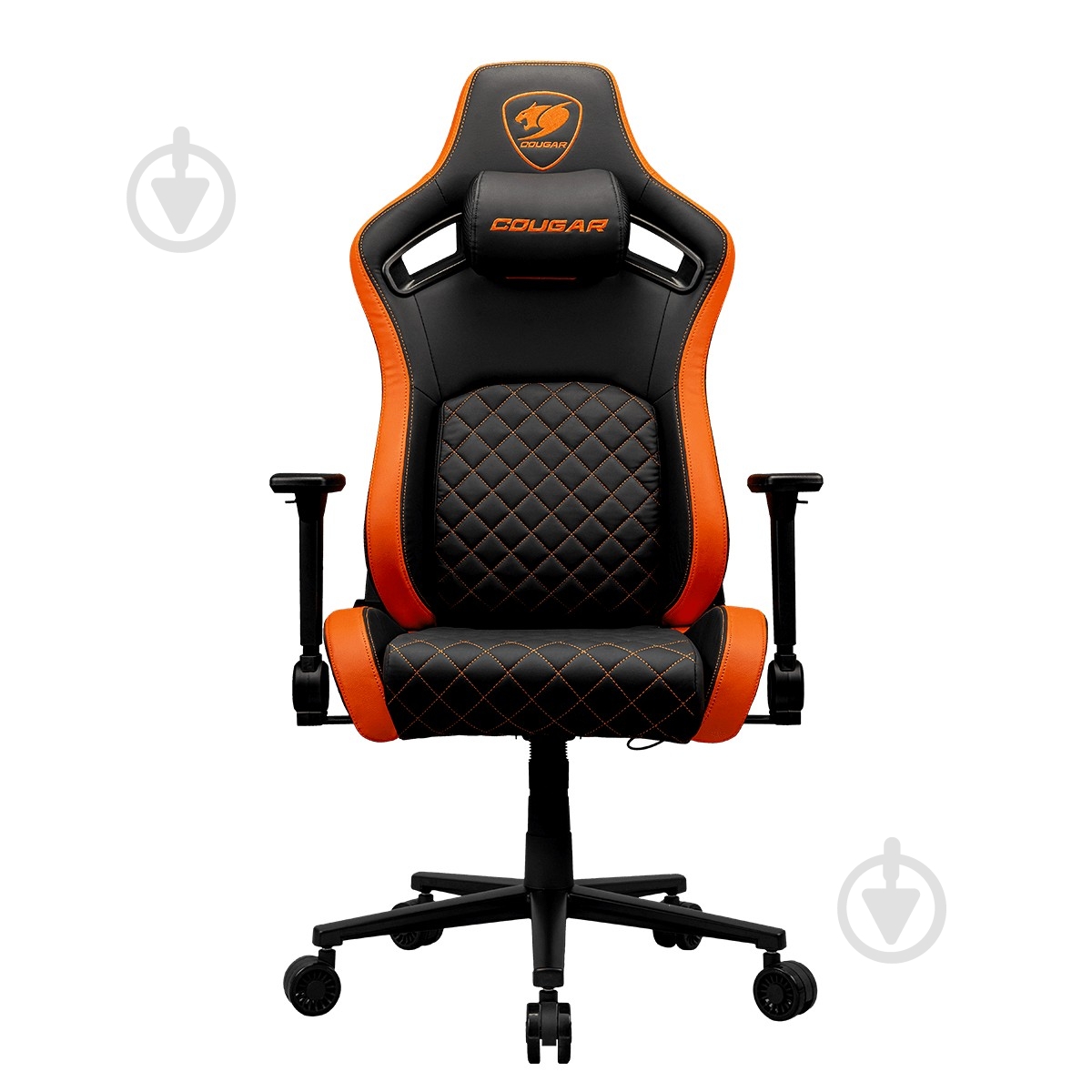 Кресло игровое Cougar DEFENSOR черный - фото 1
