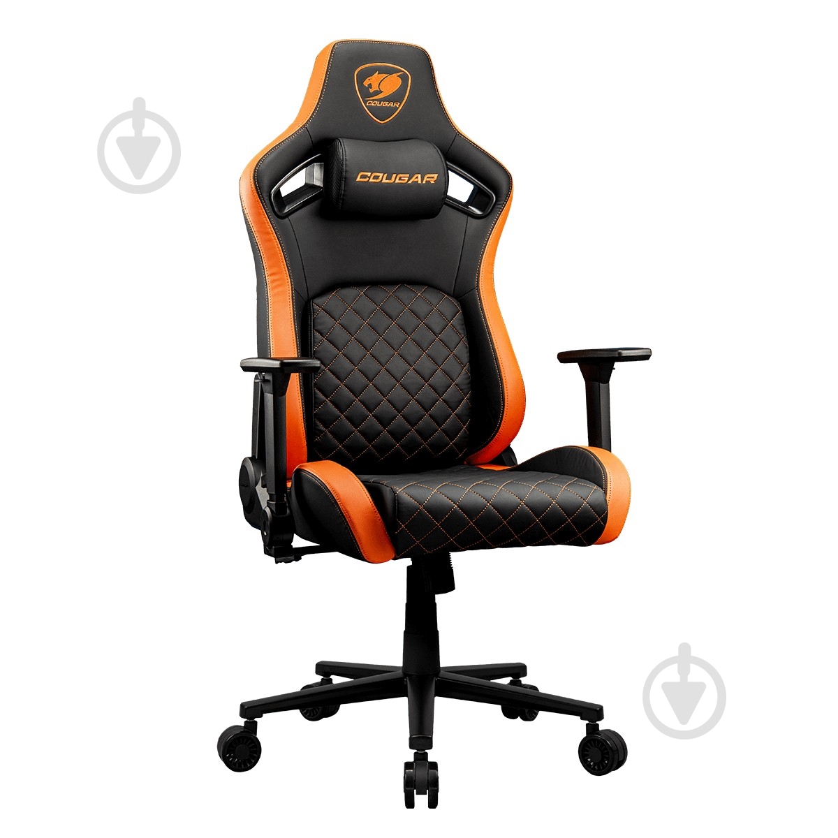 Кресло игровое Cougar DEFENSOR черный - фото 2