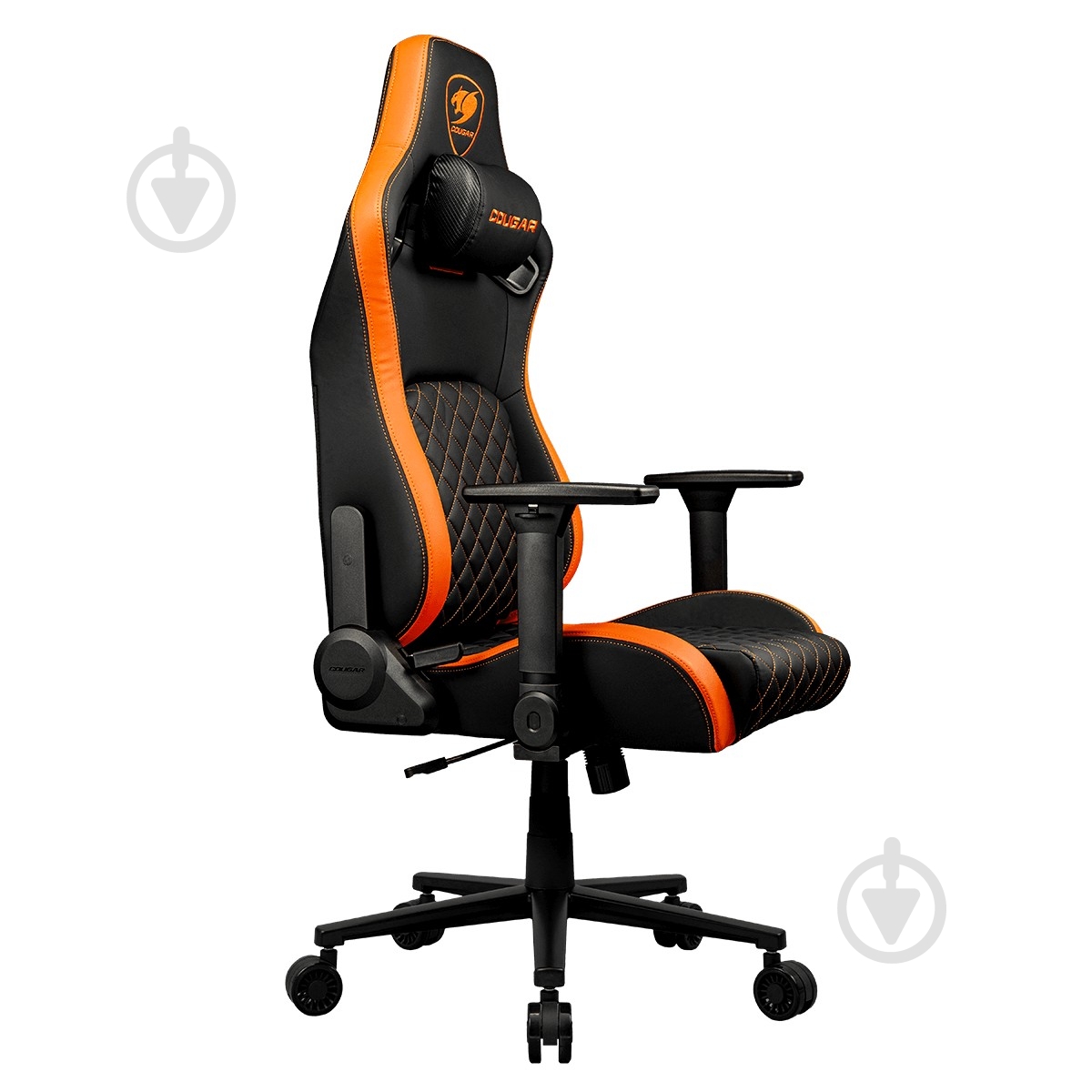 Кресло игровое Cougar DEFENSOR черный - фото 3