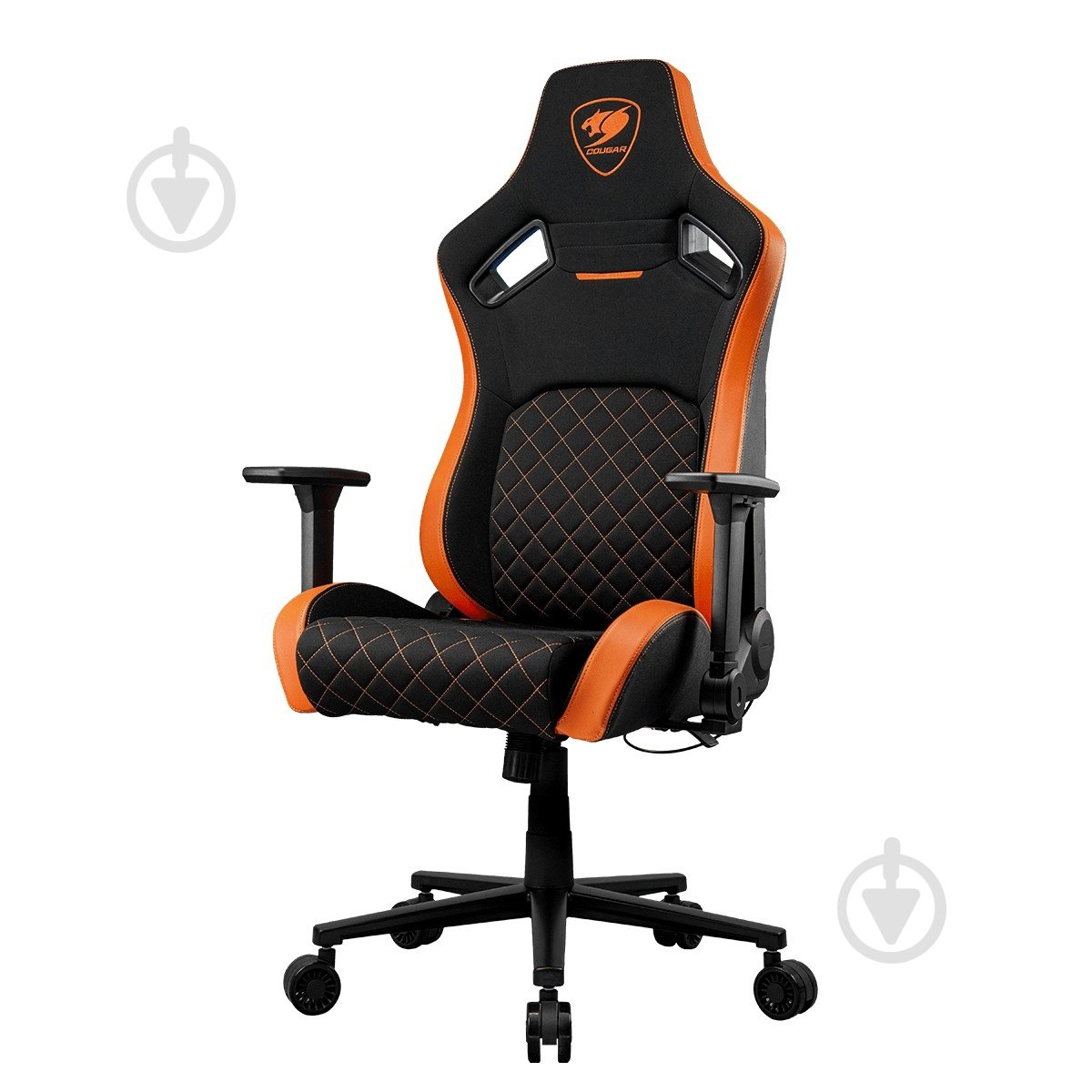 Кресло игровое Cougar Defensor F черный - фото 4