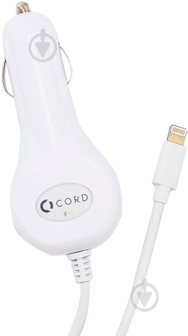 Зарядное устройство в автомобиль Cord iPhone 6/5S/5C 1A CC32-IPH5 - фото 1 Зарядное устройство в автомобиль Cord iPhone 6/5S/5C 1A CC32-IPH5 - фото 1