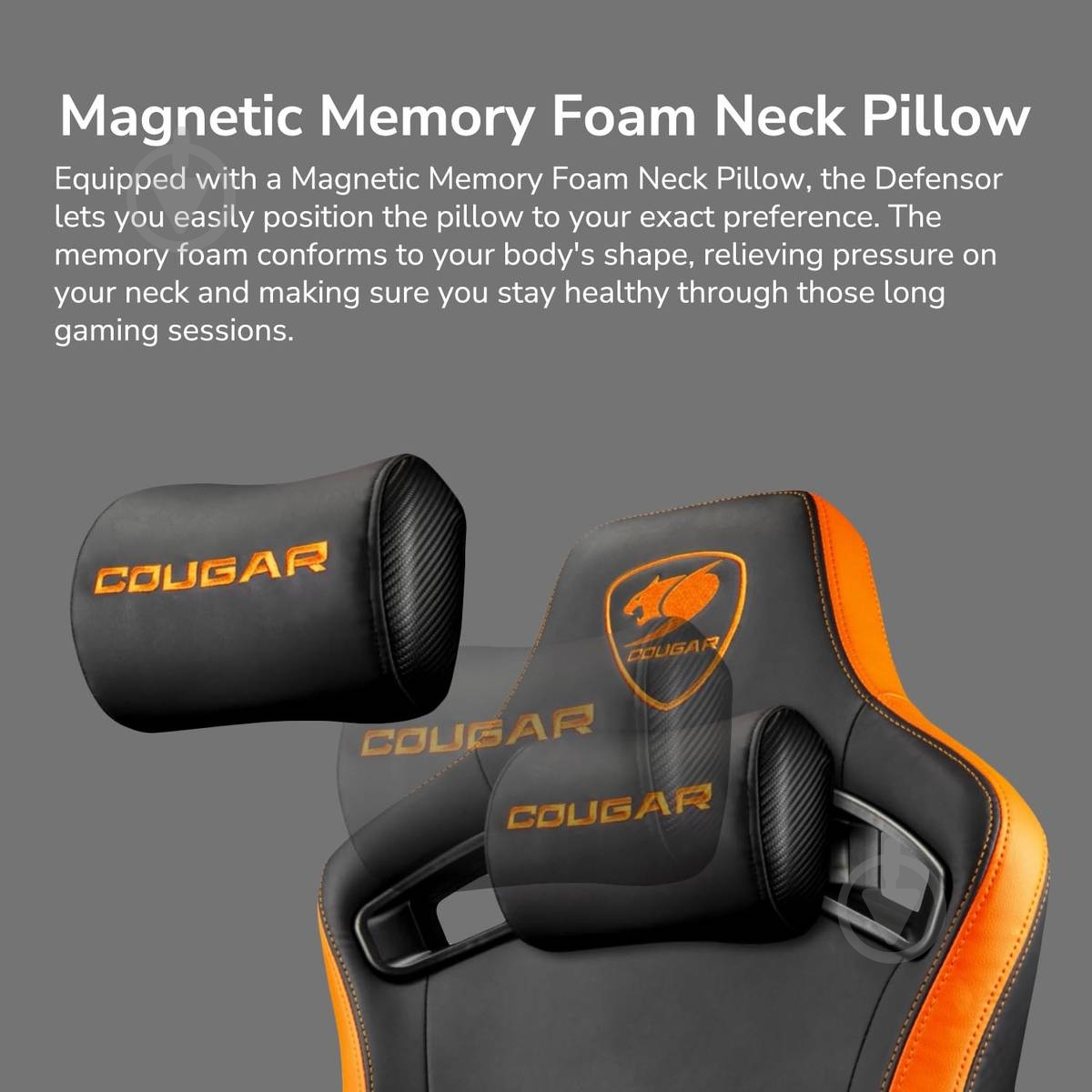 Кресло игровое Cougar Defensor Gray F серый - фото 12 Кресло игровое Cougar Defensor Gray F серый - фото 12