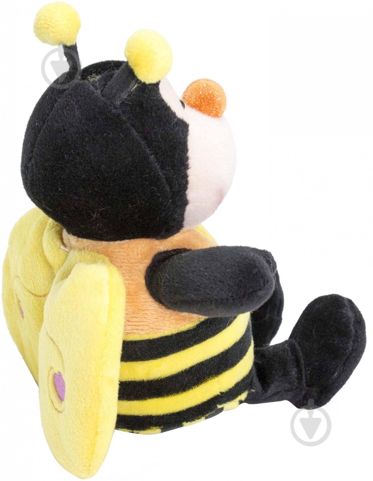 М'яка іграшка Aurora Бджілка сидяча 17 см чорний із жовтим 5A075A - фото 2