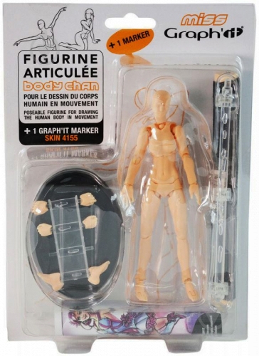 Манекен пластиковый Miss GRAPHIT + 1 маркер - фото 5 Манекен пластиковый Miss GRAPHIT + 1 маркер - фото 5