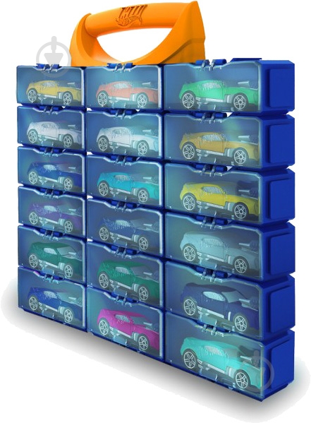 Іграшка Hot Wheels контейнер на 28 машинок HWCC8B - фото 1