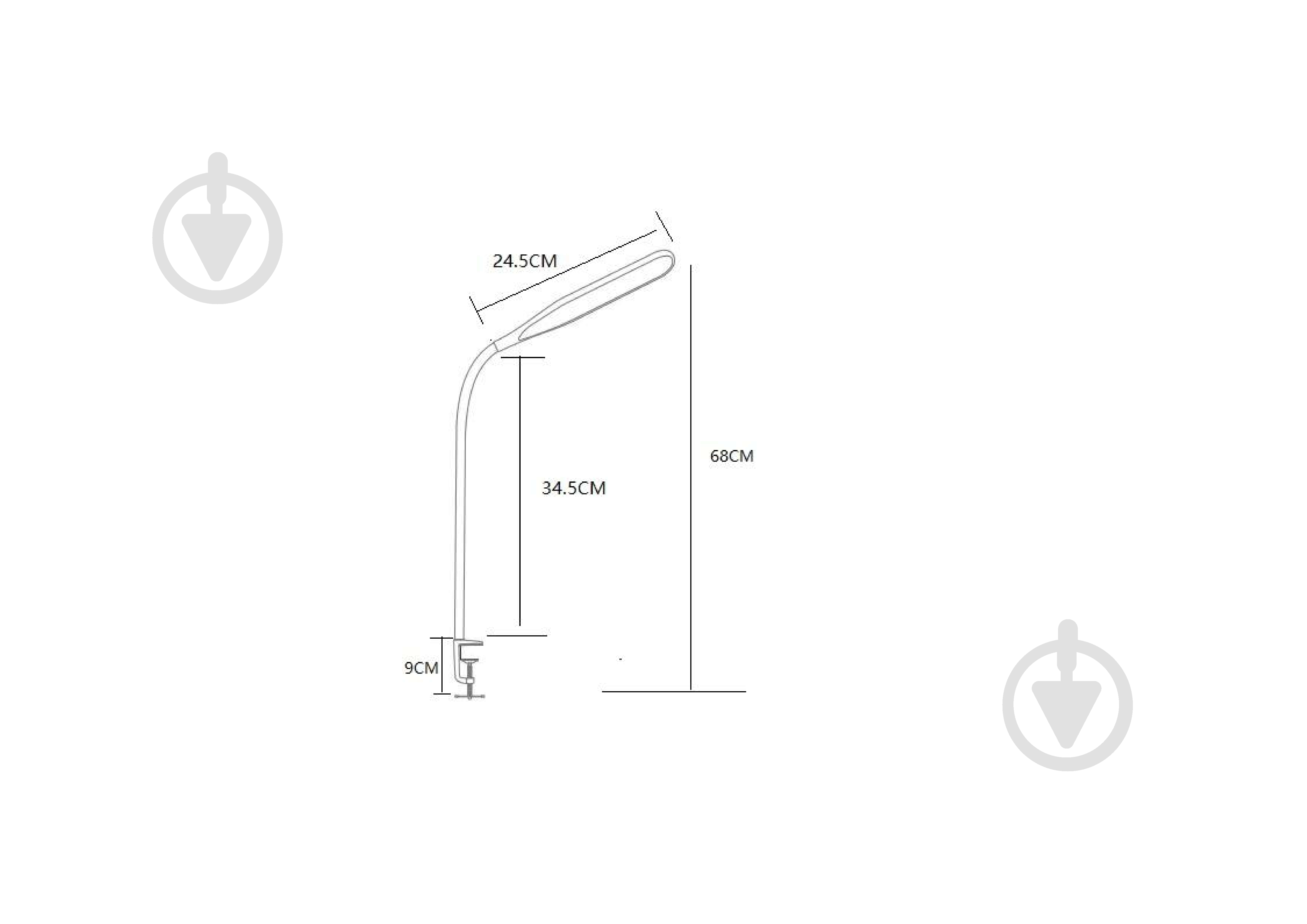 Настольная лампа Luna 10 Вт черный LML-L24CCT-S - фото 5