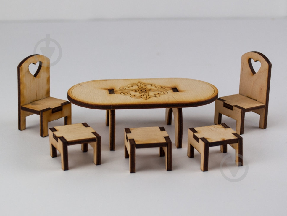 Деревянный 3D-конструктор Зірка Домик с лифтом 90446 - фото 6