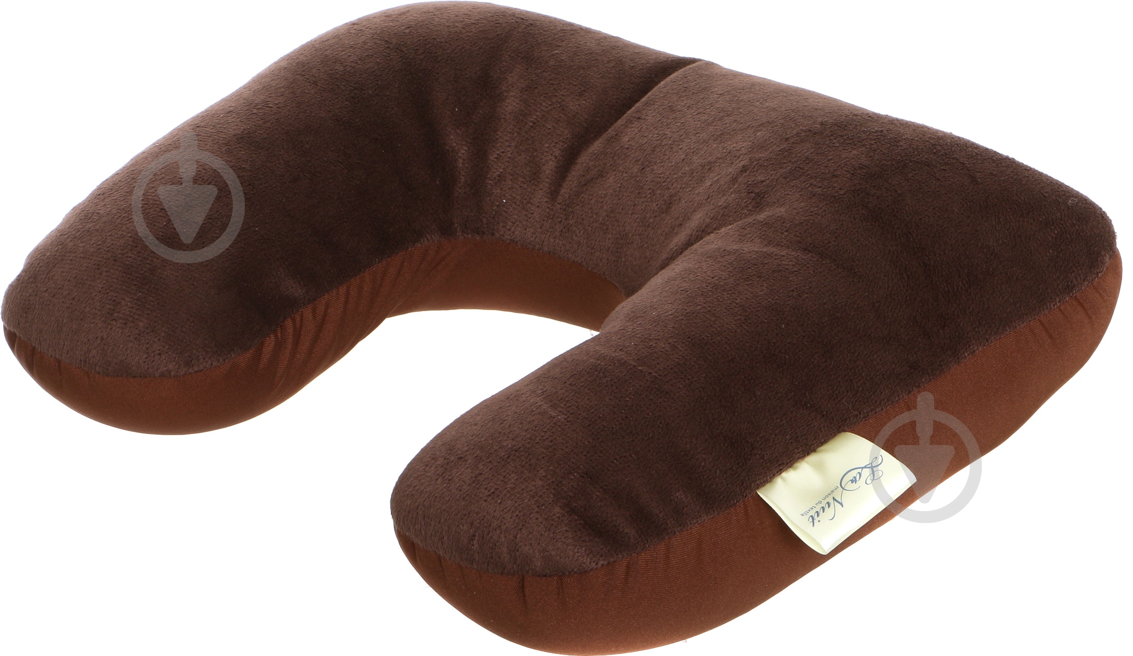 Подушка для путешествий коричневая 2 в 1 38x29 см La Nuit - фото 1