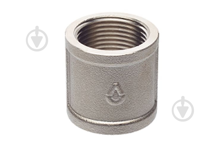 Муфта ВВ Brass 3/4" нікель - фото 1