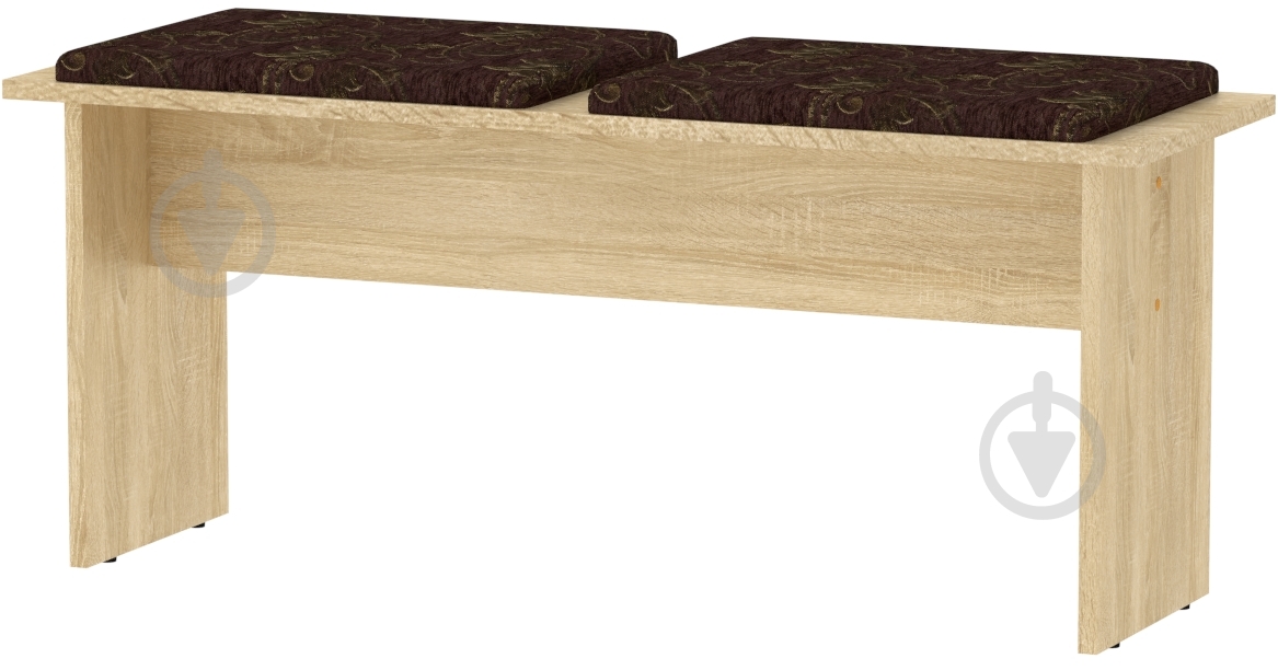 Табурет Компаніт Т-8 бостон шоколад / дуб сонома - фото 1