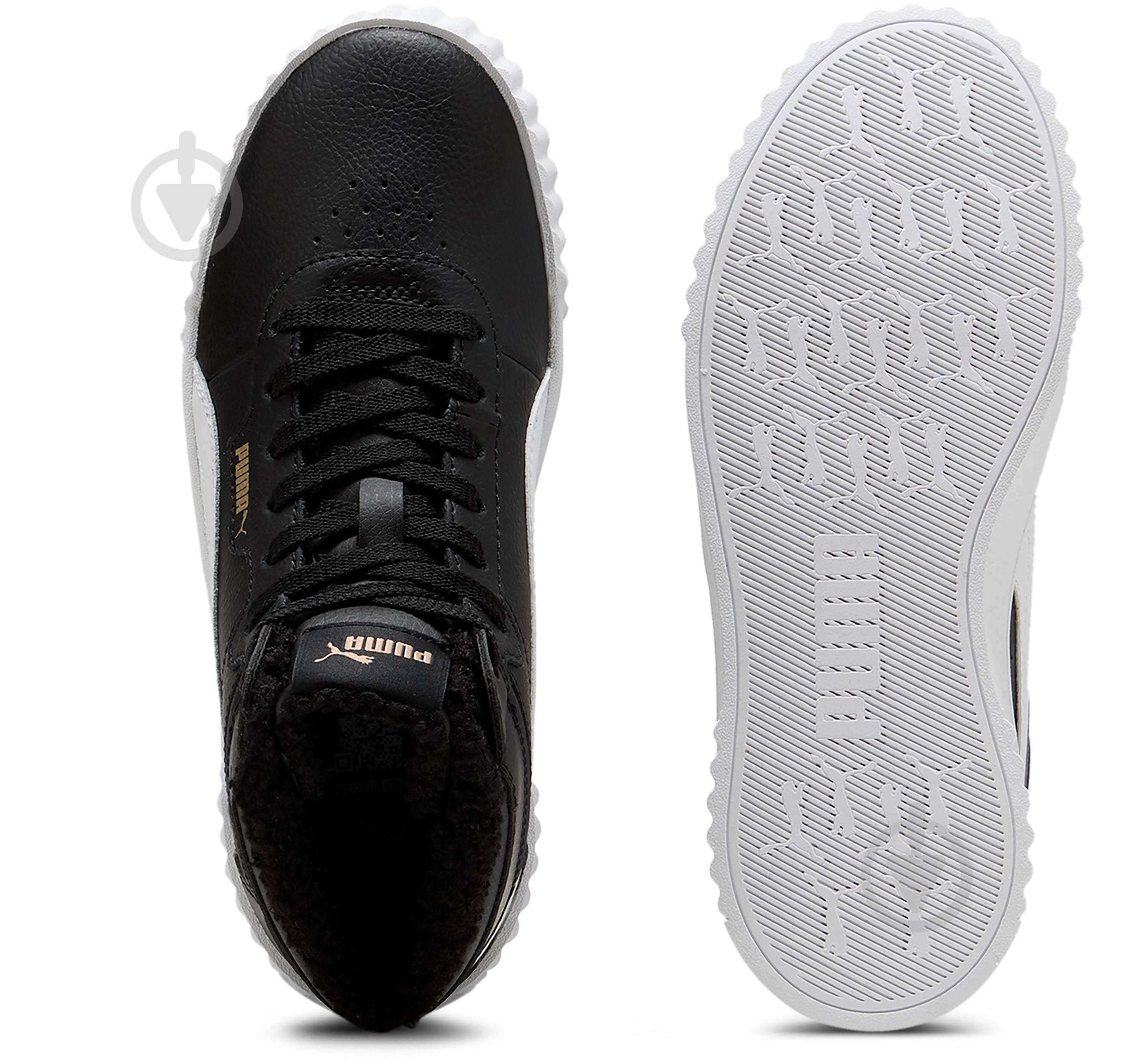 Кроссовки для девочек демисезонные Puma Carina 3.0 Mid WTR Jr 40358001 р.36 черные - фото 7