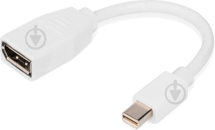 Перехідник Digitus mini DP - DP M/F 0,15 м білий (DB-340405-001-W) - фото 1