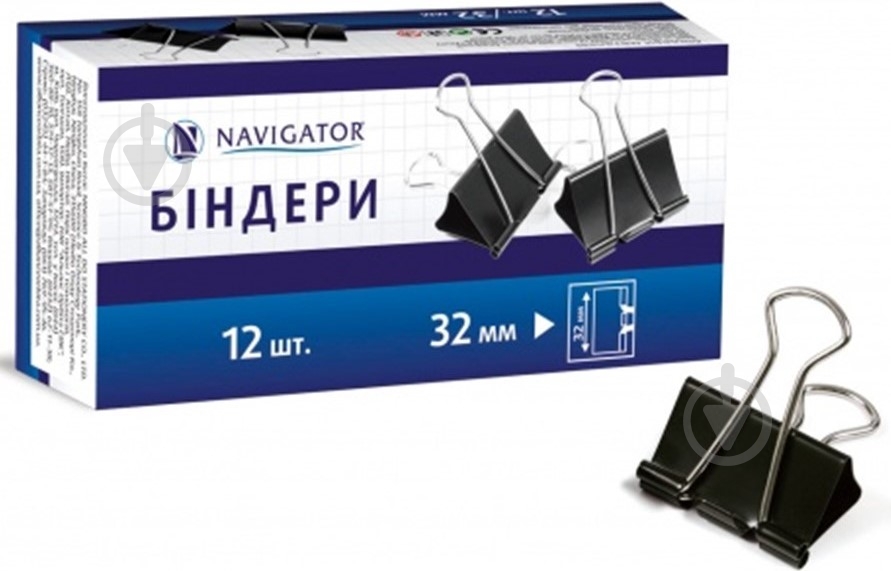 Биндер Navigator 32 мм 12 шт. черный 75308-NV - фото 2