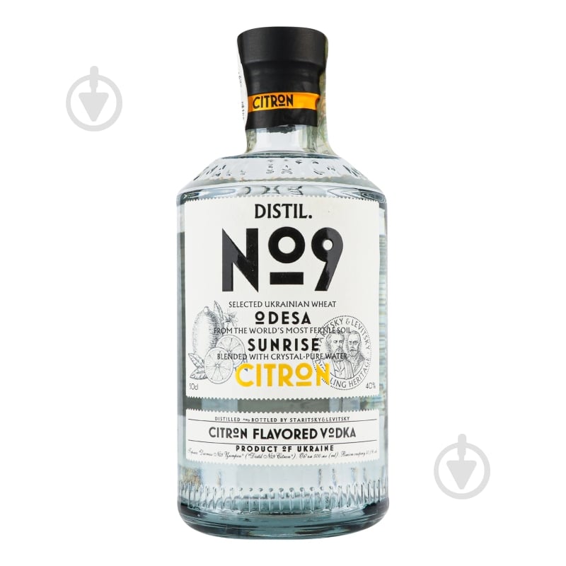 Водка Staritsky&Levitsky Distil №9 "Citron" 0,5 л - фото 1 Водка Staritsky&Levitsky Distil №9 "Citron" 0,5 л - фото 1
