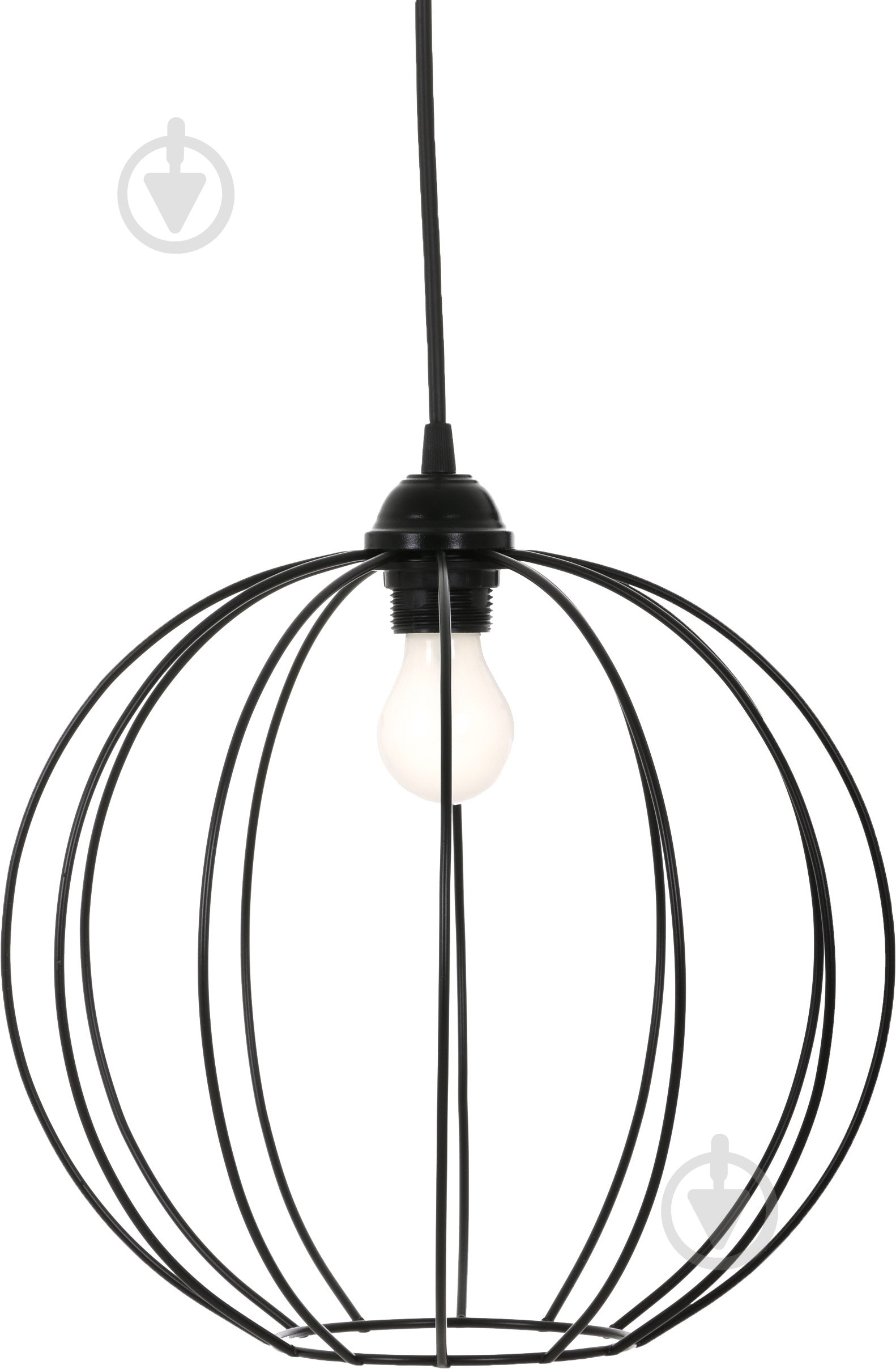 Подвес Lamperia Iron bollus 1x60 Вт E27 черный - фото 3