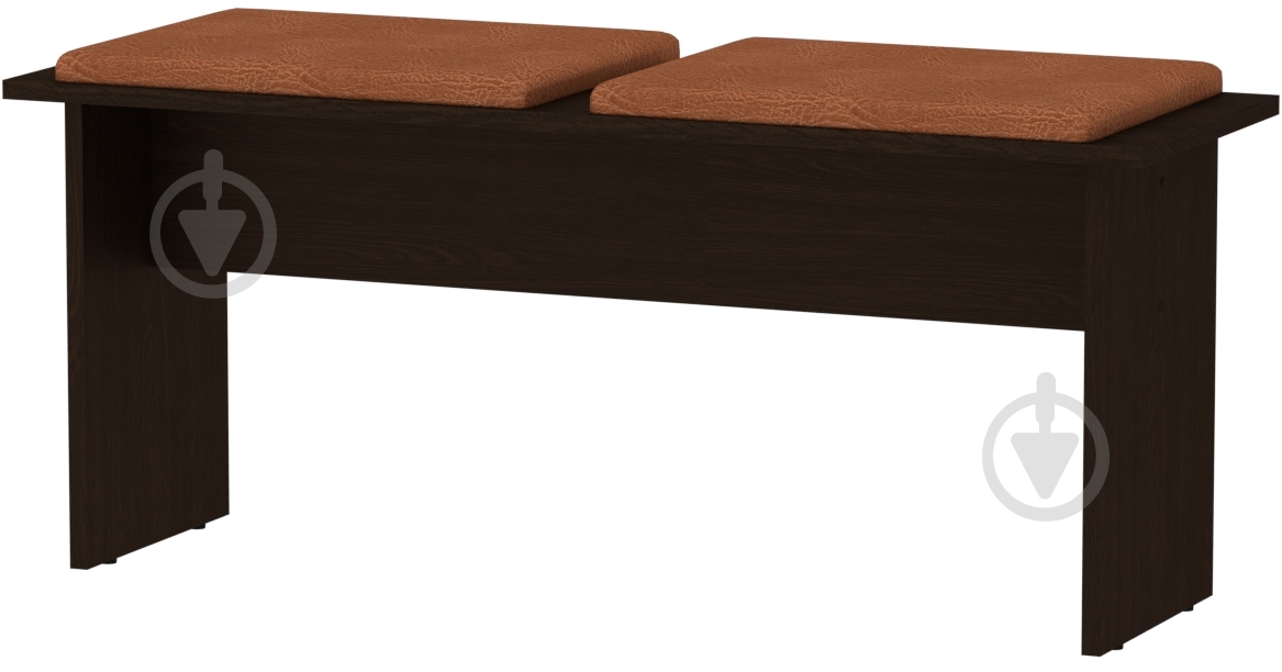 Табурет Компанит Т-8 рыжий / венге - фото 1