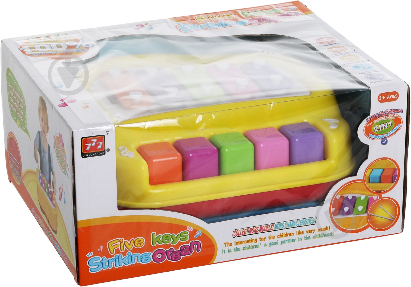 Ксилофон Shantou F931286 - фото 3 Ксилофон Shantou F931286 - фото 3