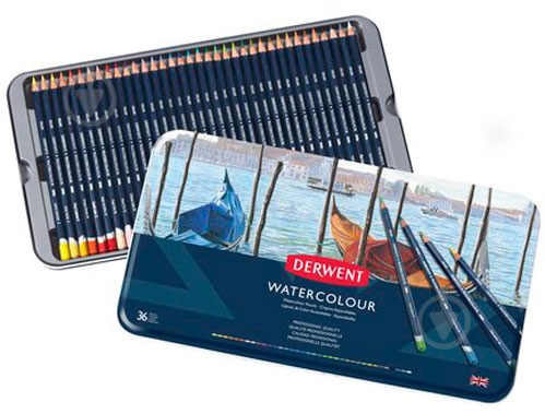 Олівці акварельні Watercolour 36 шт. Derwent - фото 2