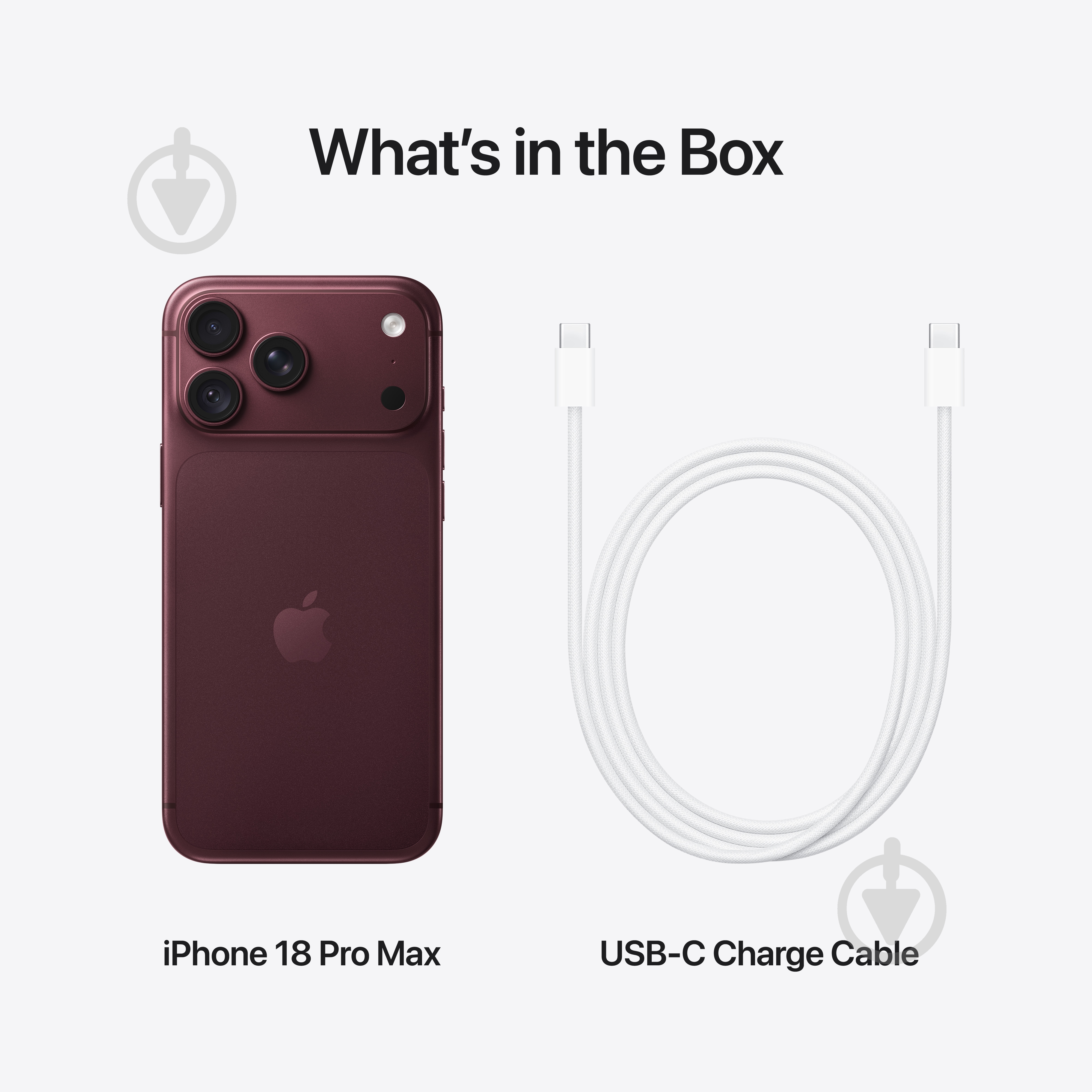 Смартфон Apple iPhone 18 Pro Max 1TB Burgundy (MJY04AF/A) - фото 3