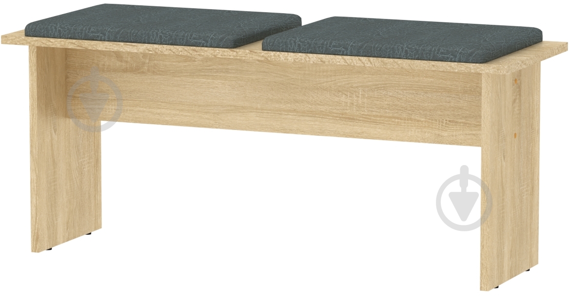 Табурет Компанит Т-8 серый / дуб сонома - фото 1 Табурет Компанит Т-8 серый / дуб сонома - фото 1