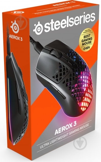 Мышь SteelSeries Aerox 3 SS62599 - фото 7