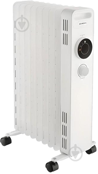 Масляний обігрівач Kumtel KUM-1230S White - фото 2