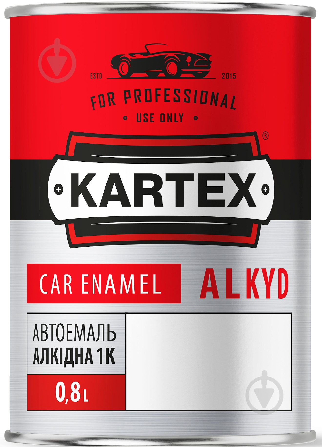 Автоэмаль алкидная KARTEX 800 мл Цитрус Раф - фото 1