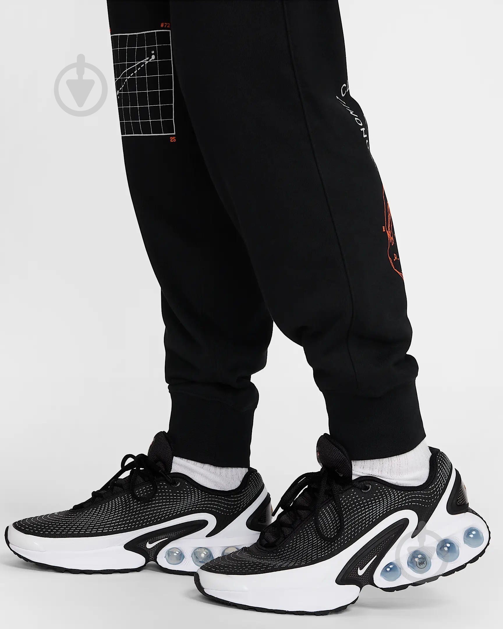 ᐉ Штани Nike NK CLUB FT JGGR MOON GFX HJ2512-010 р. 2XL чорний
