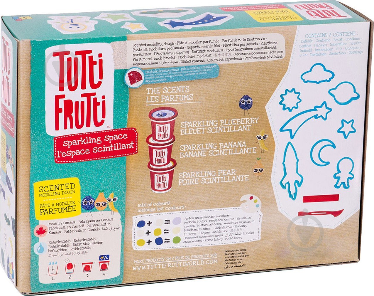 Пластилин Tutti-Frutti Космос блестки BJTT15078 - фото 2 Пластилин Tutti-Frutti Космос блестки BJTT15078 - фото 2