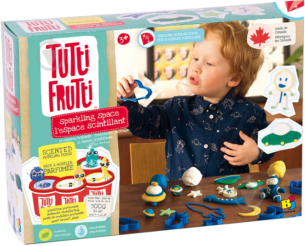 Пластилин Tutti-Frutti Космос блестки BJTT15078 - фото 1 Пластилин Tutti-Frutti Космос блестки BJTT15078 - фото 1