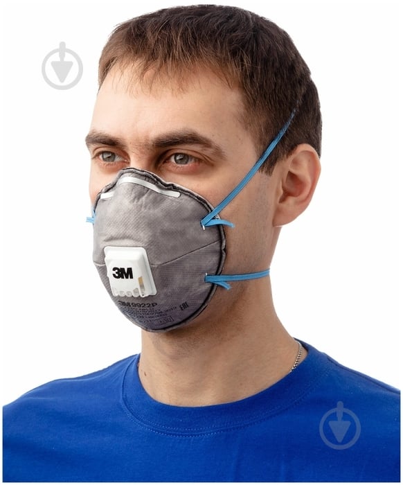 Респиратор 3M + 1 шт. 9922 - фото 2 Респиратор 3M + 1 шт. 9922 - фото 2