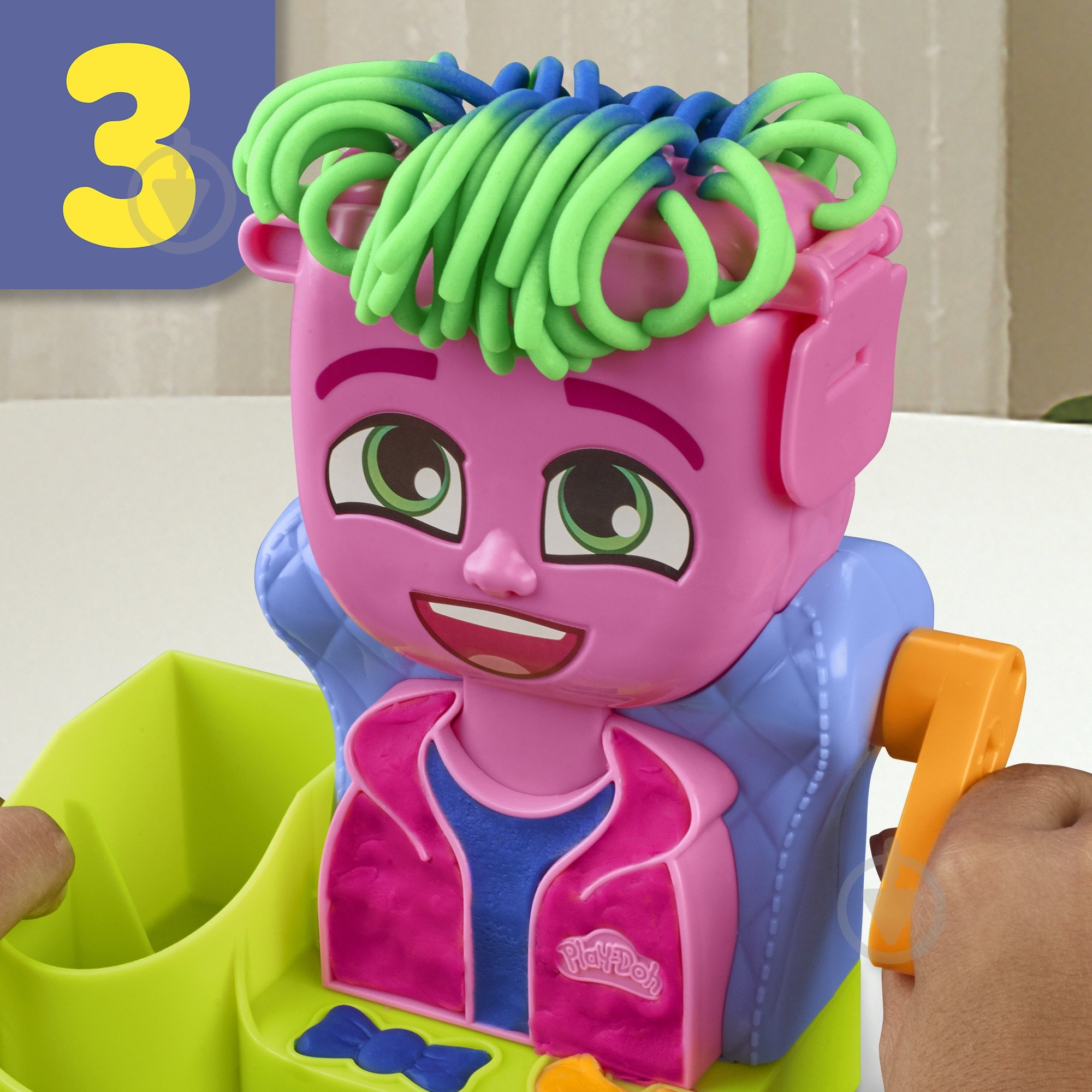 Набір для творчості Play-Doh з пластиліном Зачіски F8807 - фото 6