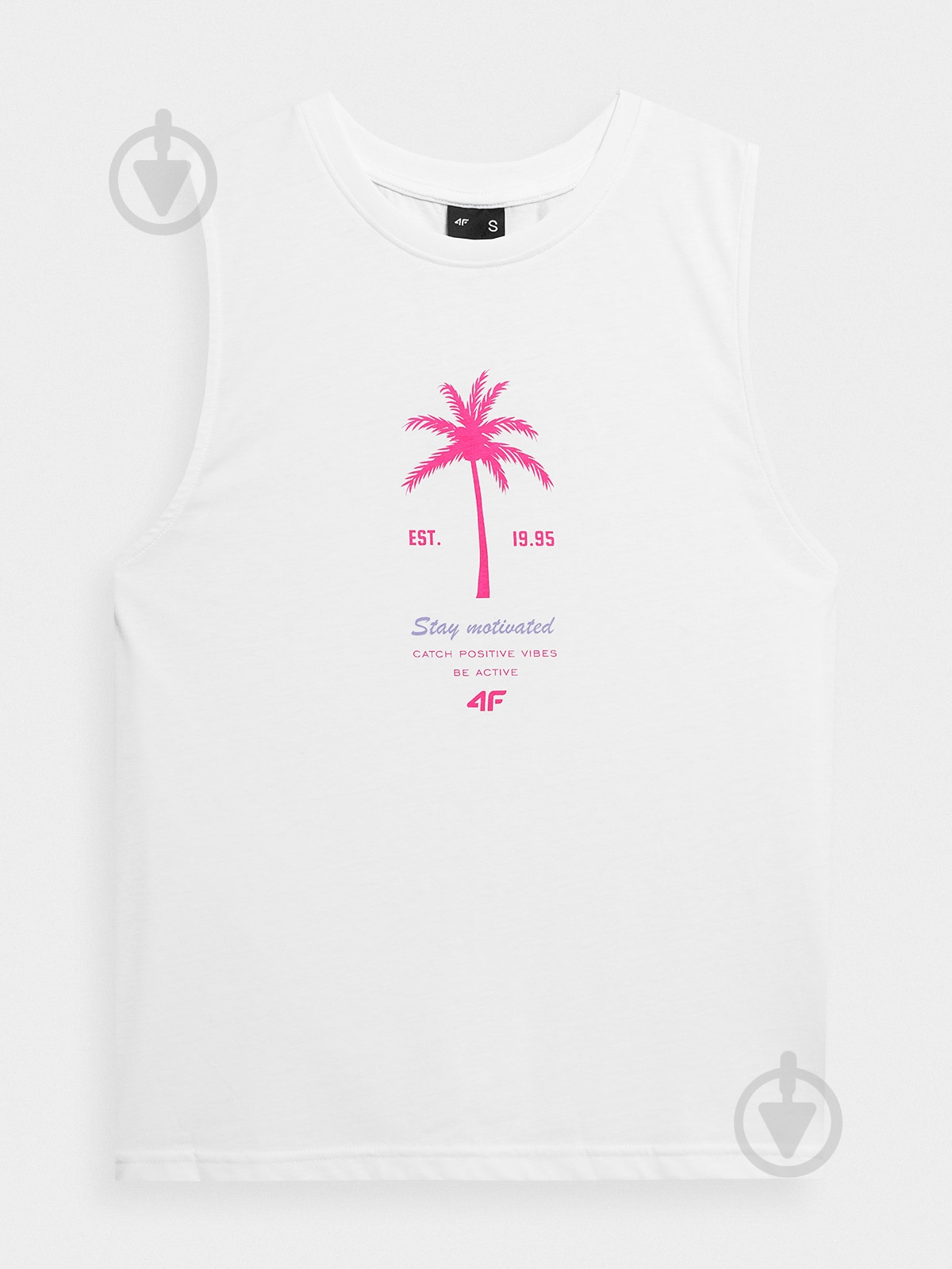 Футболка 4F 4FSS23TTSHF559-10S р.XL белый - фото 2