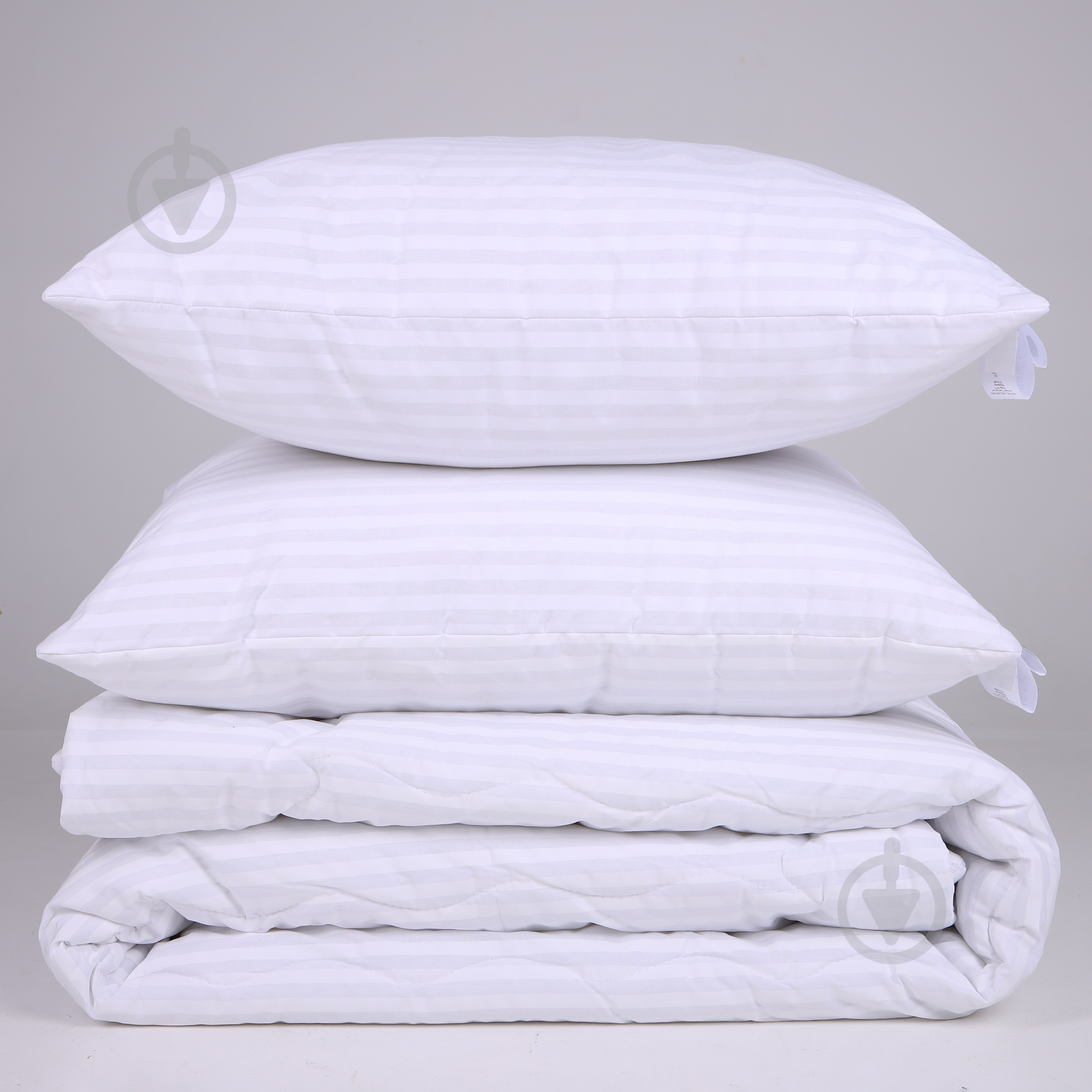 Набор №1133 Сolor Fun Line 17-0605 Stripe White демисезон 155x215 см MirSon белый - фото 4