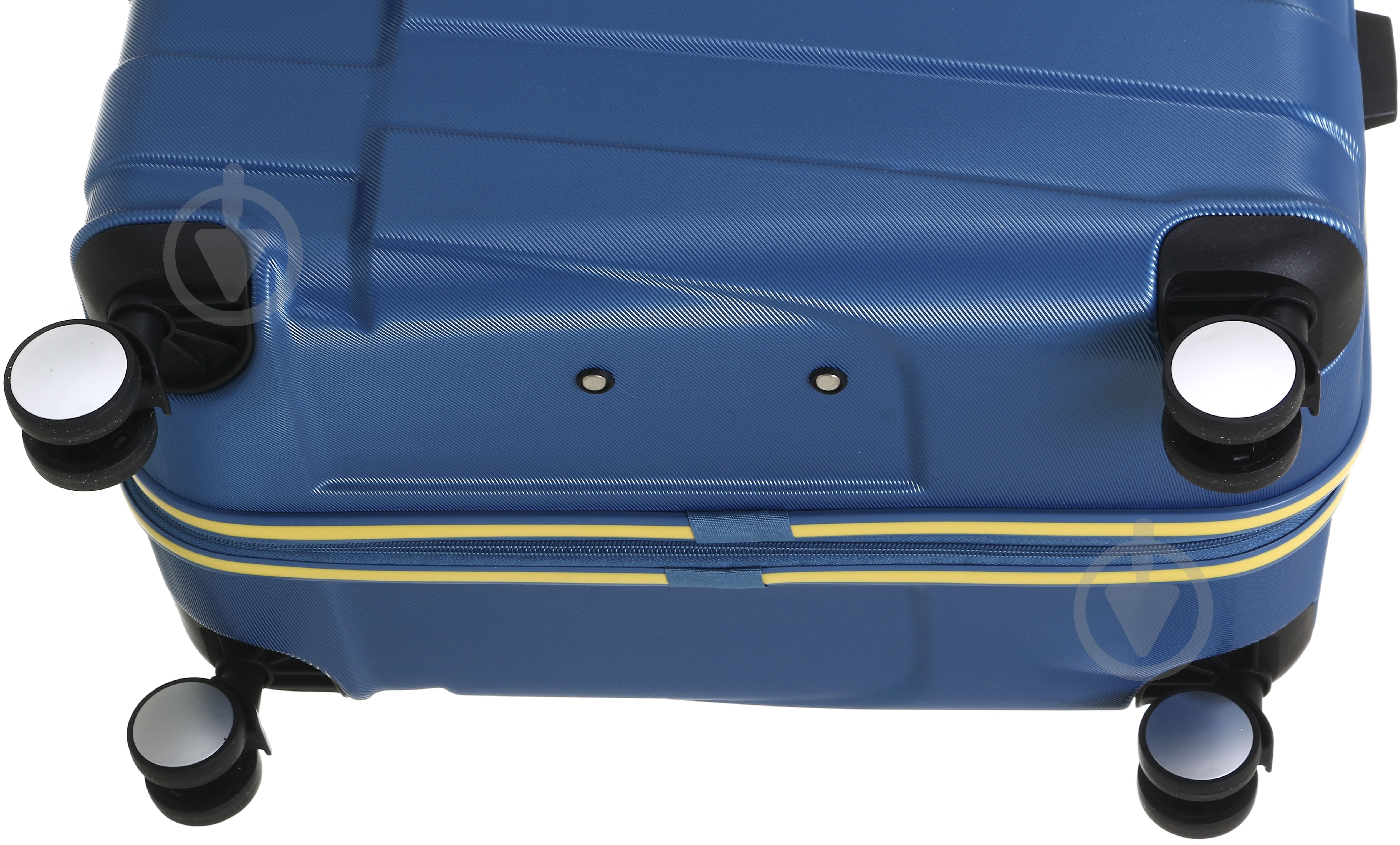 Чемодан Compass MS-2267 L голубой с желтым 70x50x29 см - фото 8