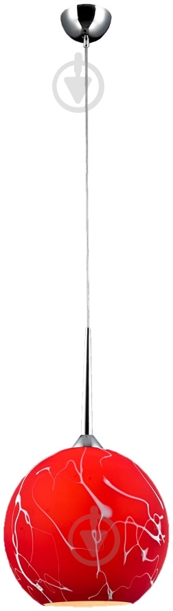Подвес Victoria Lighting 1x60 Вт E27 красный Rico/SP1 red - фото 1