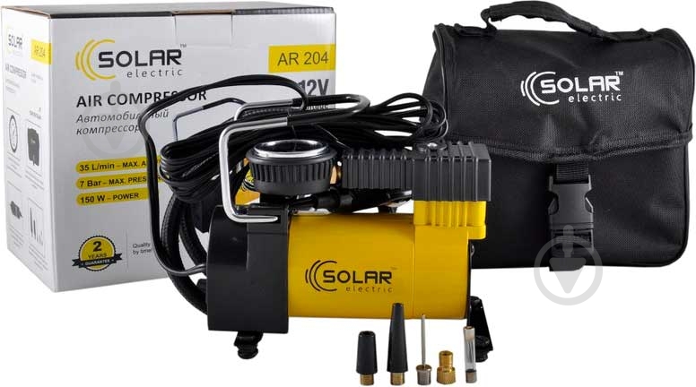 Компресcор автомобильный Solar AR204 - фото 2 Компресcор автомобильный Solar AR204 - фото 2
