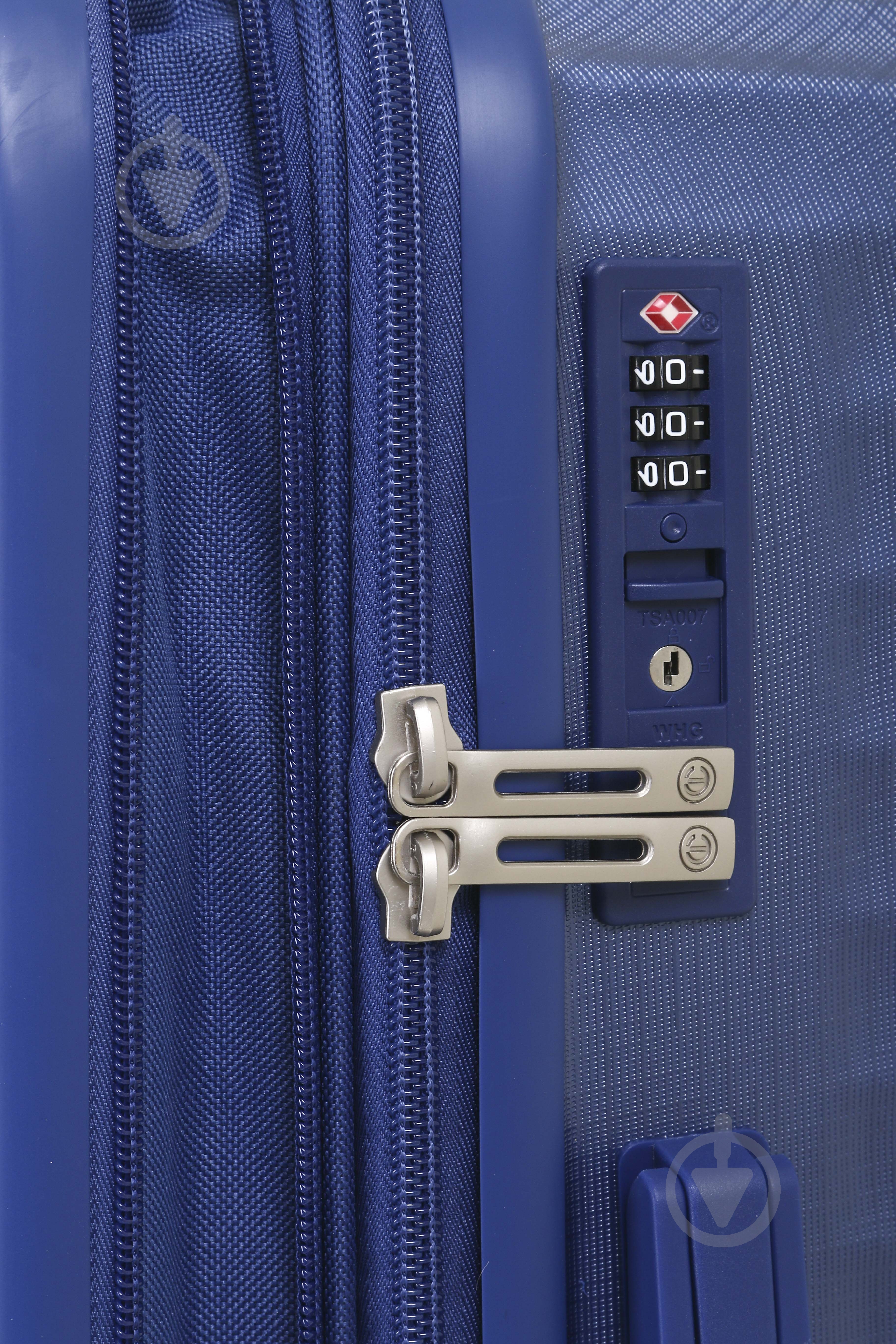 Чемодан MS-2391 M синий - фото 7