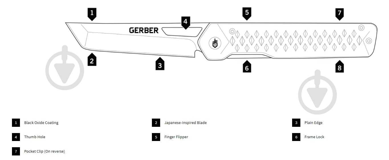 Нож складной Gerber Gear Ayako Folding Pocket Silver - фото 3 Нож складной Gerber Gear Ayako Folding Pocket Silver - фото 3