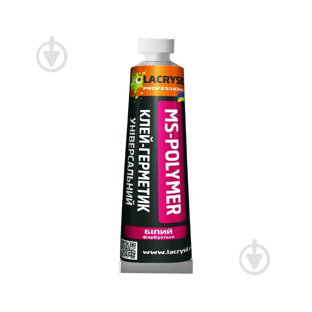 Клей-герметик Lacrysil на основе МС-полимеров 85 г белый - фото 1